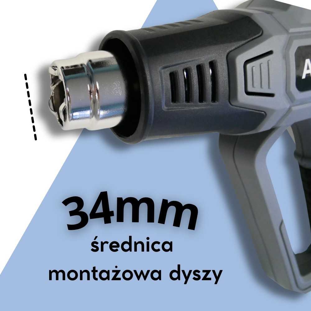 Opalarka ręczna - nagrzewnica pistoletowa z regulacją AT-4000 | Ataszek.pl Opalarka ręczna - nagrzewnica pistoletowa z regulacją AT-4000 | Ataszek.pl