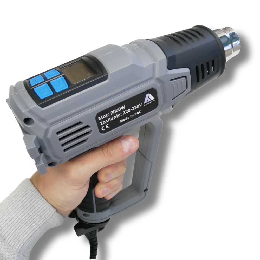 Opalarka ręczna - nagrzewnica pistoletowa z regulacją AT-4000 | Ataszek.pl Opalarka ręczna - nagrzewnica pistoletowa z regulacją AT-4000 | Ataszek.pl
