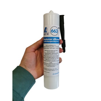 Klej silikonowy czarny ATK 663 Klej silikonowy czarny ATK 663