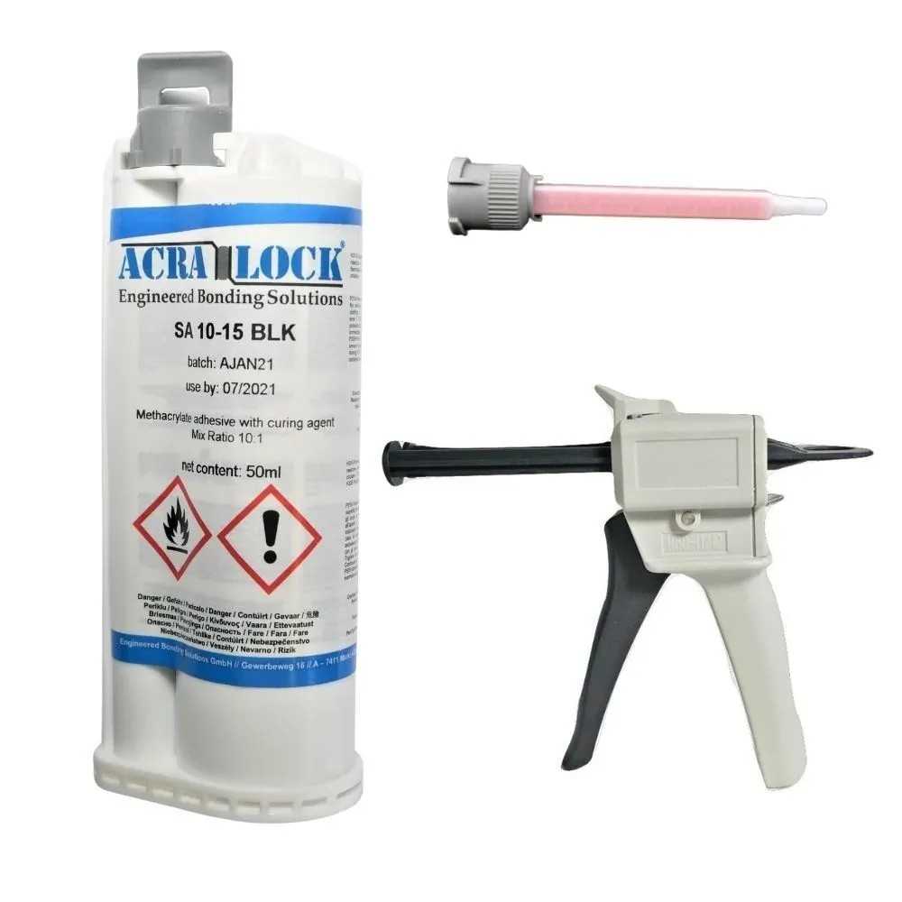 Klej do ABS czarny Acralock SA 10-15 BLK Klej do ABS czarny Acralock SA 10-15 BLK
