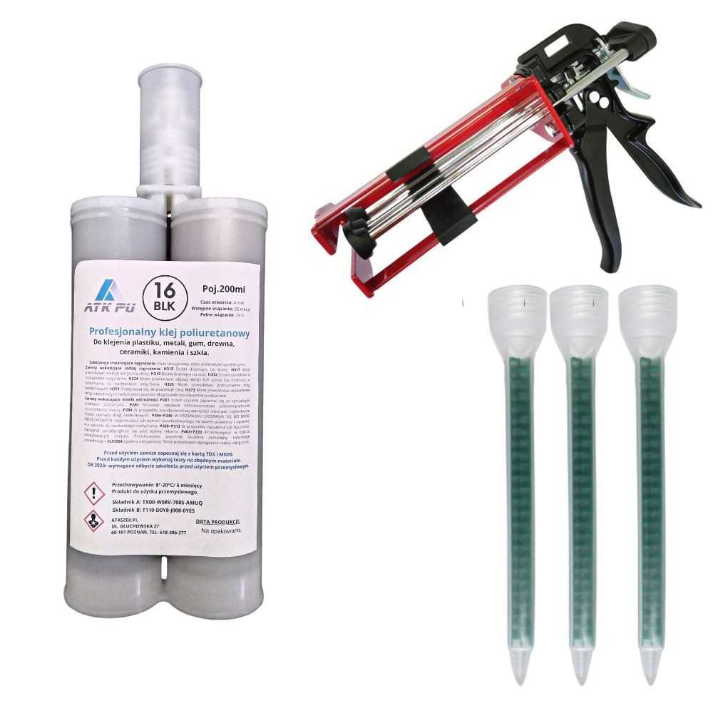 Klej dwuskładnikowy do aluminium ATK PU16 Klej dwuskładnikowy do aluminium ATK PU16