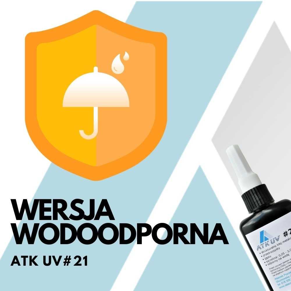 Klej do szyb przeźroczysty ATK UV21 Klej do szyb przeźroczysty ATK UV21