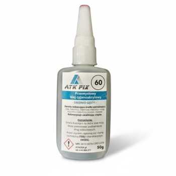 Klej cyjanoakrylowy bezzapachowy ATK FIX 60 | Ataszek.pl