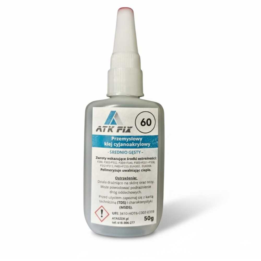 Klej cyjanoakrylowy bezzapachowy ATK FIX 60 | Ataszek.pl