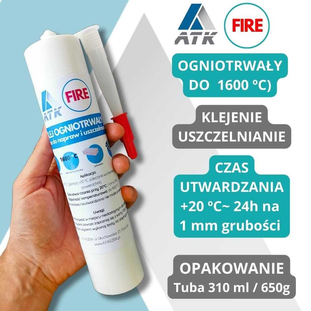 Klej do komina ceramicznego ATK FIRE Klej do komina ceramicznego ATK FIRE