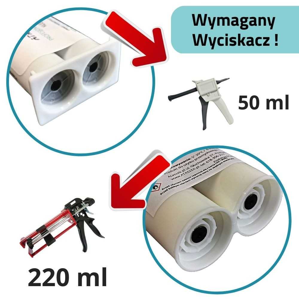 Klej do owiewek motocyklowych ATK MMA clear