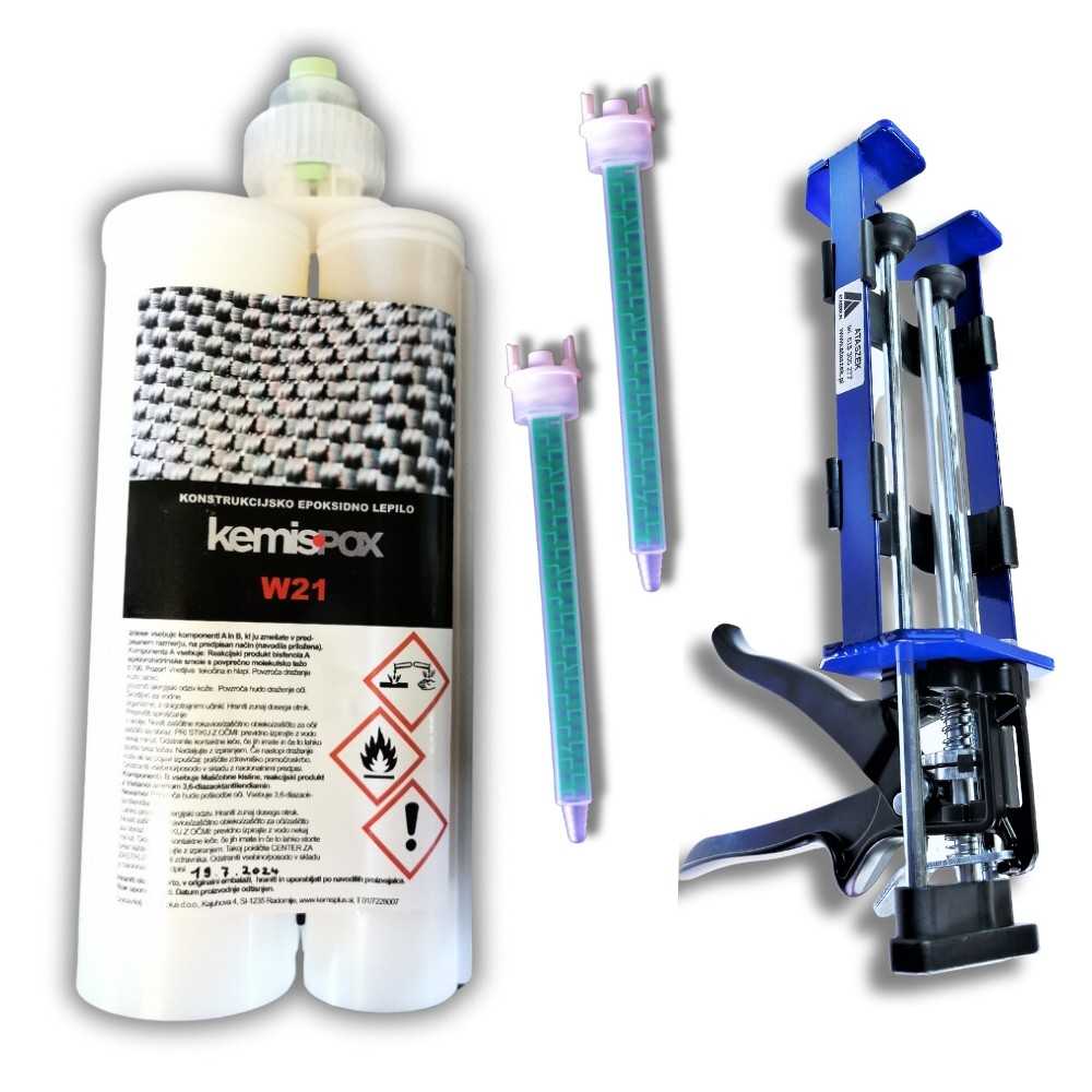 Klej do naprawy zbiorników z laminatu Kemispox W21