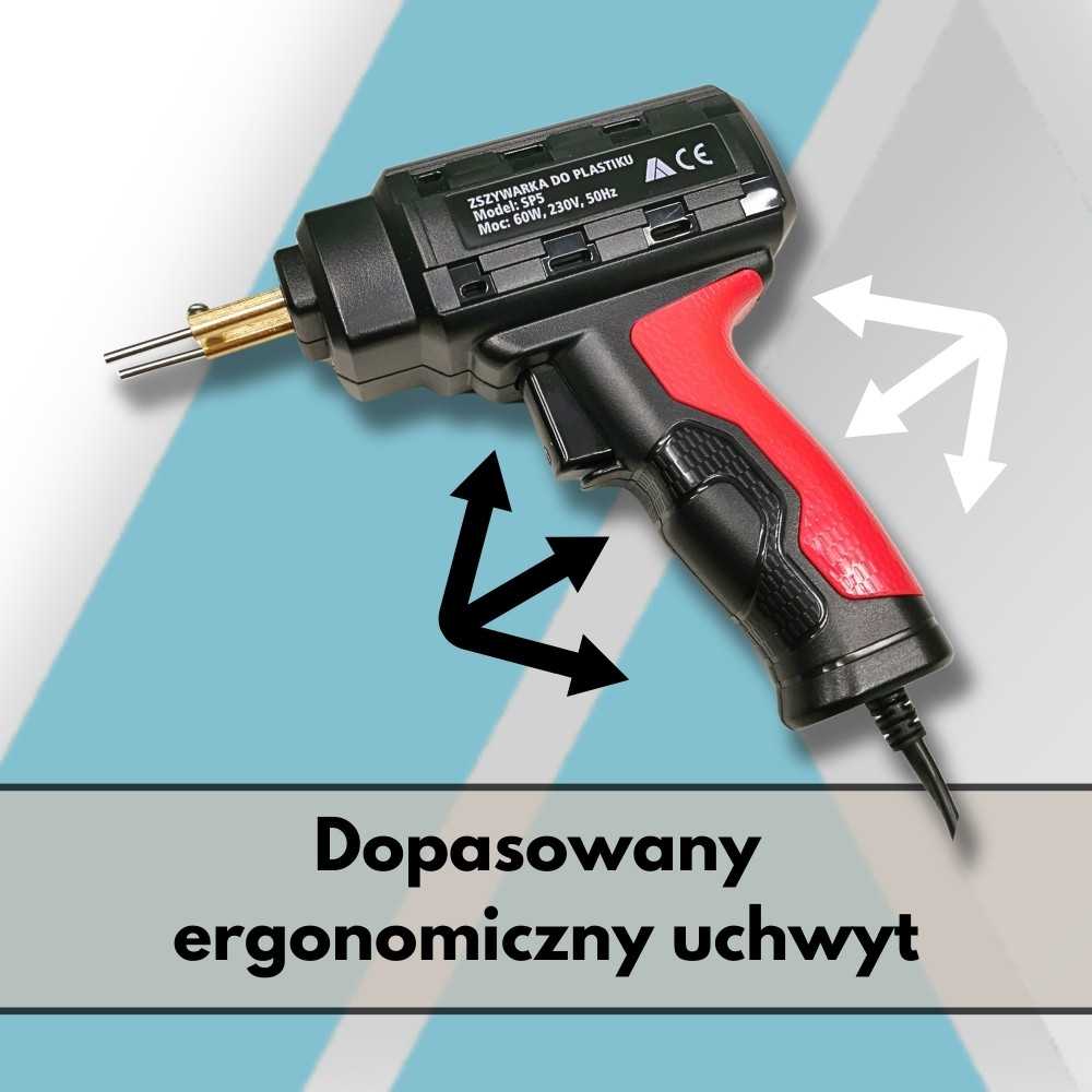 Maszynka do zgrzewania plastiku SP5 60W z 200 zszywkami w zestawie