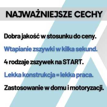 Maszynka do zgrzewania plastiku SP5 60W z 200 zszywkami w zestawie
