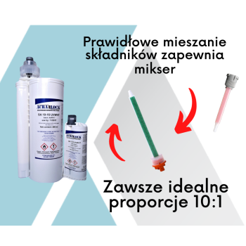 Zestaw naprawczy do wanien akrylowych Acralock - biały klej Zestaw naprawczy do wanien akrylowych Acralock - biały klej
