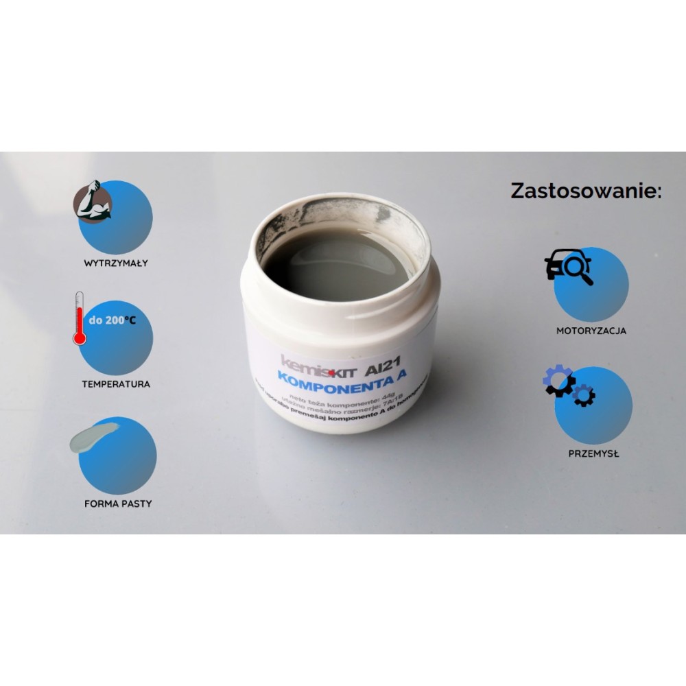 Klej do aluminium wysokotemperaturowy AL21 | Ataszek.pl Klej do aluminium wysokotemperaturowy AL21 | Ataszek.pl