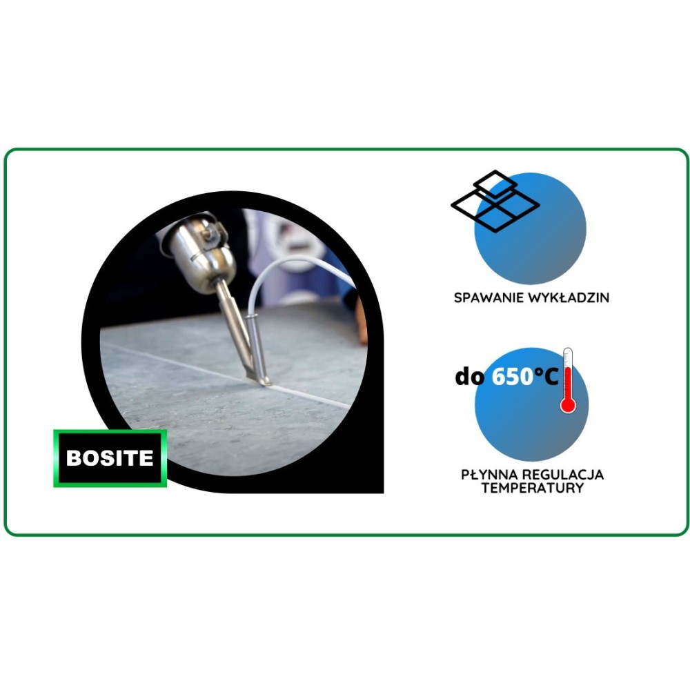 Profesjonalna zgrzewarka do wykładzin PCV Bosite-D | Ataszek.pl