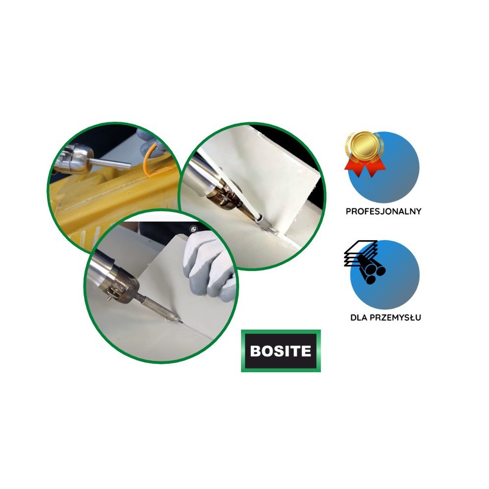 Przemysłowa spawarka do tworzyw sztucznych PP, PE i PVC Bosite PID