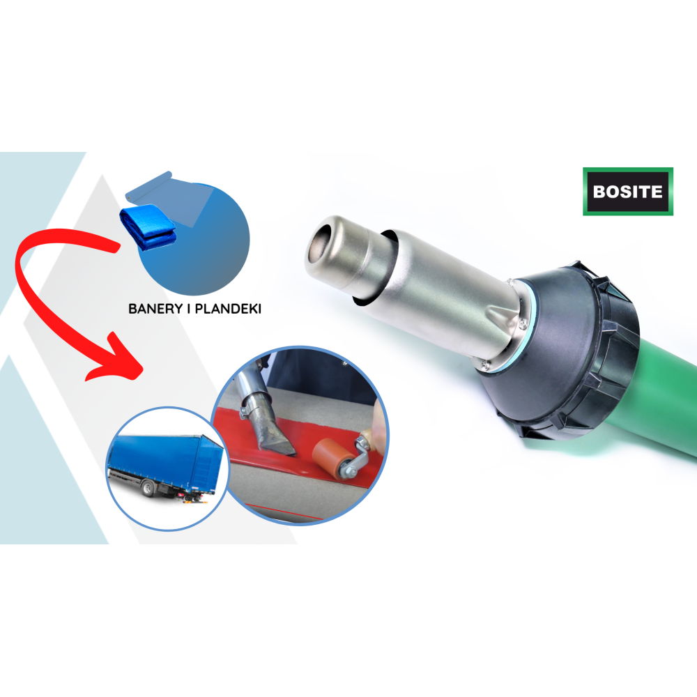 Zgrzewanie plandek PCV zgrzewarką Bosite-D | Ataszek.pl