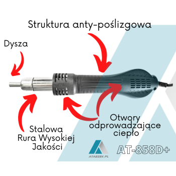 Spawarka do plastików ATK 858D / 858D+ | Ataszek.pl Spawarka do plastików ATK 858D / 858D+ | Ataszek.pl