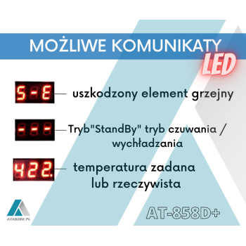 Spawarka do plastików ATK 858D / 858D+ | Ataszek.pl Spawarka do plastików ATK 858D / 858D+ | Ataszek.pl