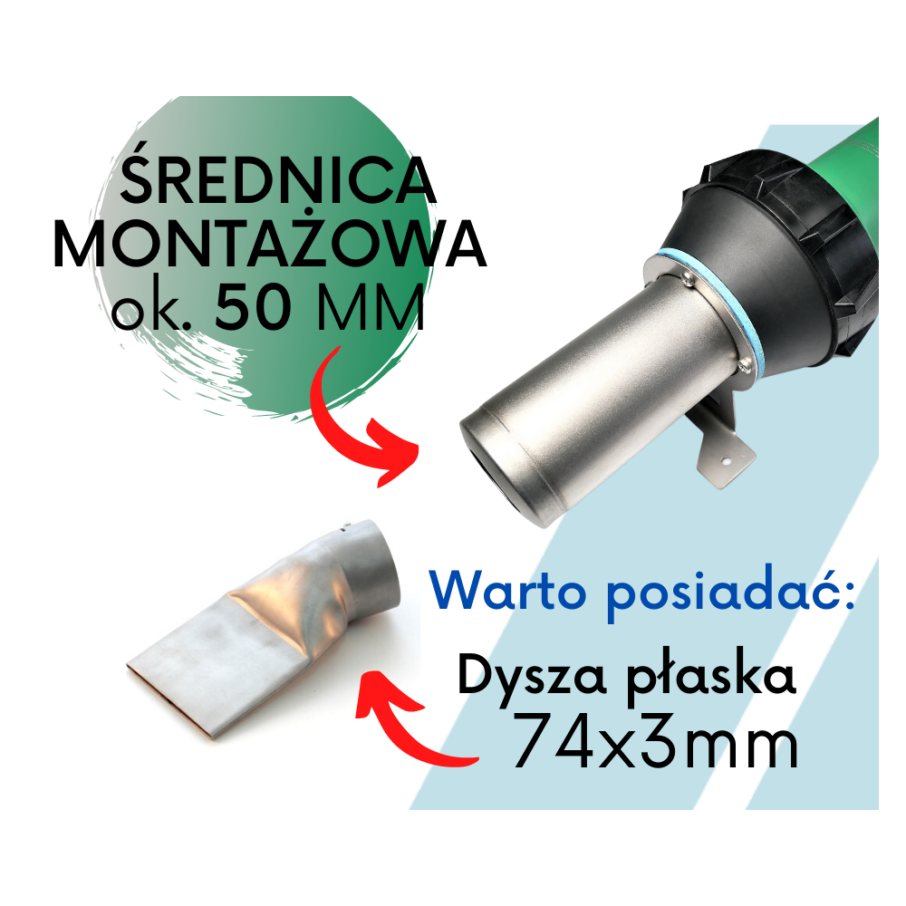 Najmocniejsza ręczna nagrzewnica elektryczna Bosite-BX | Ataszek.pl