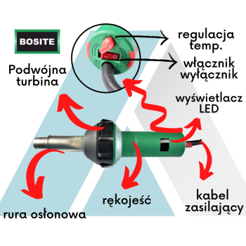 Zgrzewarka do wykładzin PCV z wyświetlaczem Bosite-DL | Ataszek.pl Zgrzewarka do wykładzin PCV z wyświetlaczem Bosite-DL | Ataszek.pl