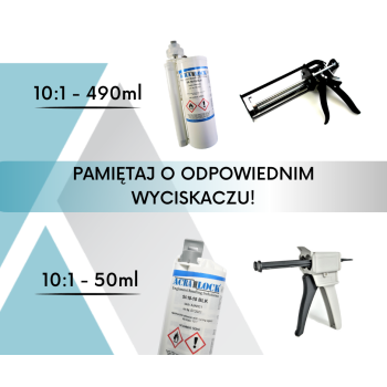 Klej metakrylowy czarny Acralock SA 10-15 BLK | Ataszek.pl