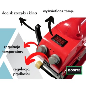 Zgrzewanie folii budowlanej zgrzewarką Bosite 800 | Ataszek.pl Zgrzewanie folii budowlanej zgrzewarką Bosite 800 | Ataszek.pl