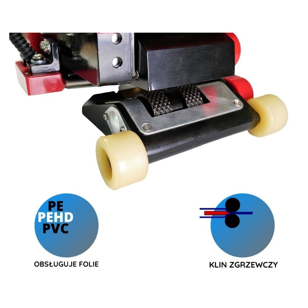 Zgrzewanie folii budowlanej zgrzewarką Bosite 800 | Ataszek.pl Zgrzewanie folii budowlanej zgrzewarką Bosite 800 | Ataszek.pl