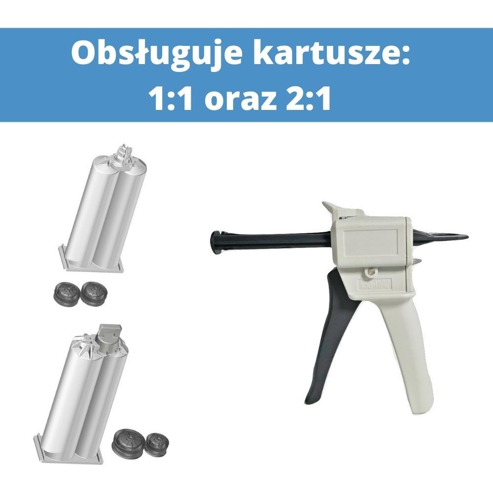 Pistolet do kartuszy 1:1 50ml | Ataszek.pl Pistolet do kartuszy 1:1 50ml | Ataszek.pl