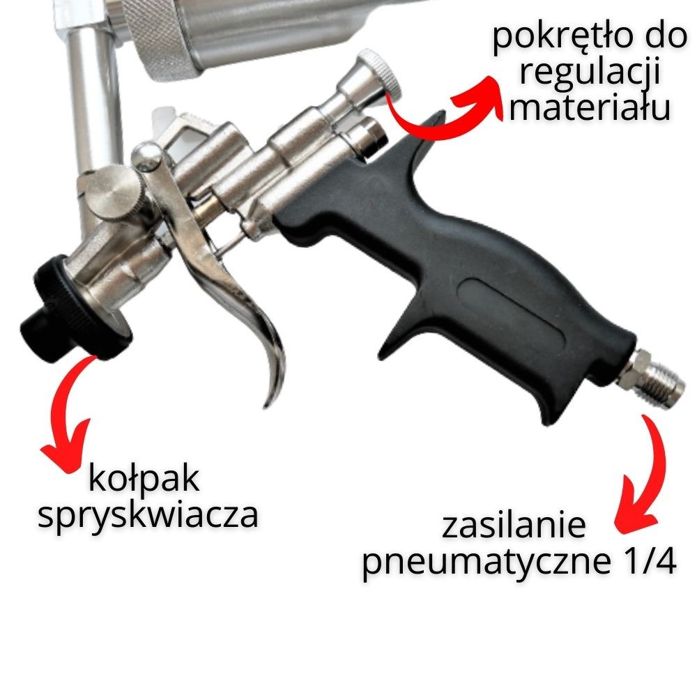 Pistolet do mas samochodowych - natryskowy pneumatyczny | Ataszek.pl Pistolet do mas samochodowych - natryskowy pneumatyczny | Ataszek.pl