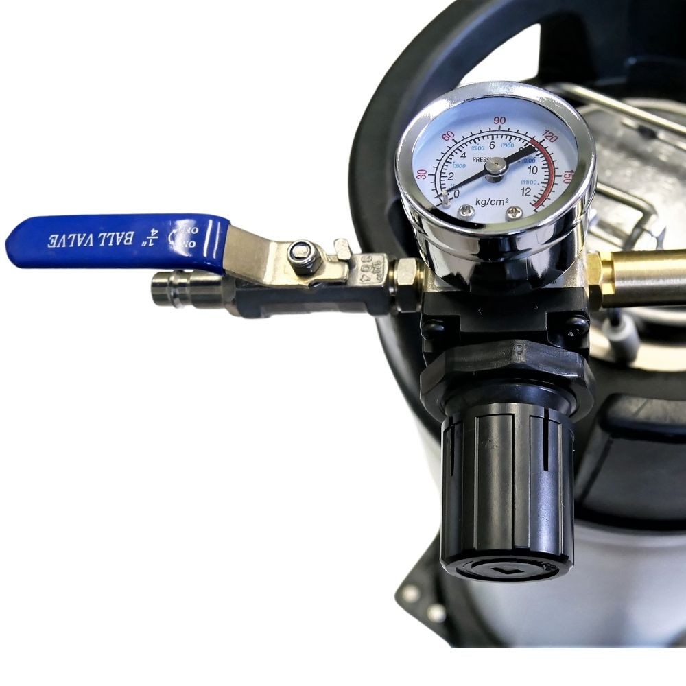 Zbiornik ciśnieniowy ze stali nierdzewnej do klei, farb i lakierów 20L