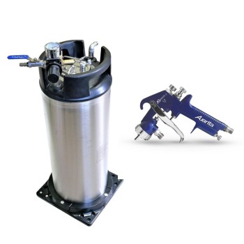 Agregat do kleju z pistoletem natryskowym