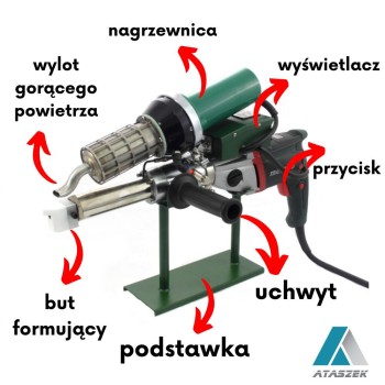 Zgrzewanie geomembrany HDPE ekstruderem 5001 | Ataszek.pl Zgrzewanie geomembrany HDPE ekstruderem 5001 | Ataszek.pl