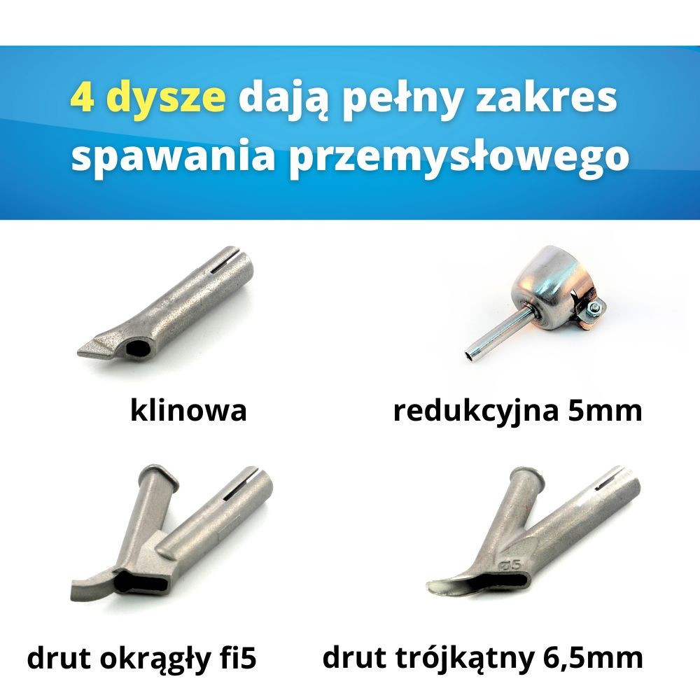 Przemysłowa spawarka do tworzyw sztucznych PP, PE i PVC Bosite PID