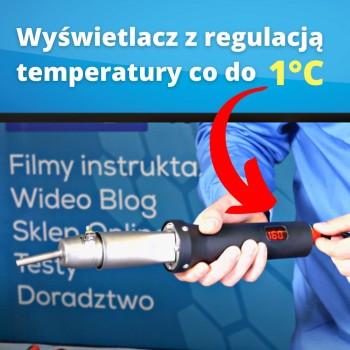 Przemysłowa spawarka do tworzyw sztucznych PP, PE i PVC Bosite PID