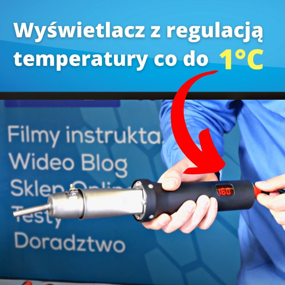 Przemysłowa spawarka do tworzyw sztucznych PP, PE i PVC Bosite PID