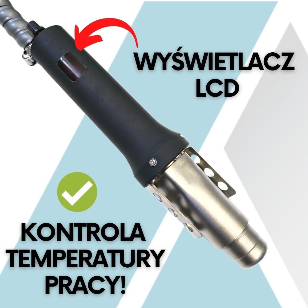 Przemysłowa spawarka do tworzyw sztucznych PP, PE i PVC Bosite PID