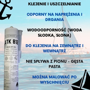 Silikon do uszczelniania łodzi i pontonów ATK 812 | Ataszek.pl Silikon do uszczelniania łodzi i pontonów ATK 812 | Ataszek.pl