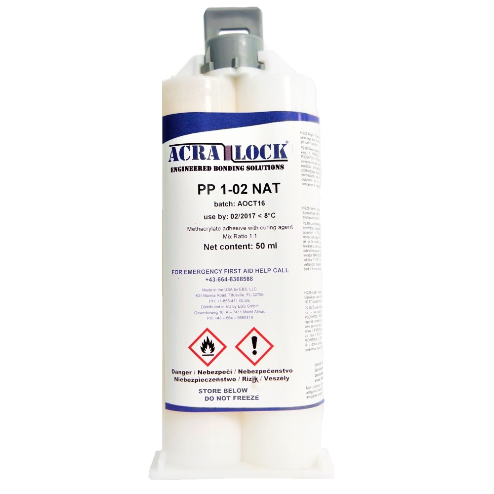 Klej metakrylowy do PP, PE, PTFE Acralock PP 1-02 NAT | Ataszek.pl Klej metakrylowy do PP, PE, PTFE Acralock PP 1-02 NAT | Ataszek.pl