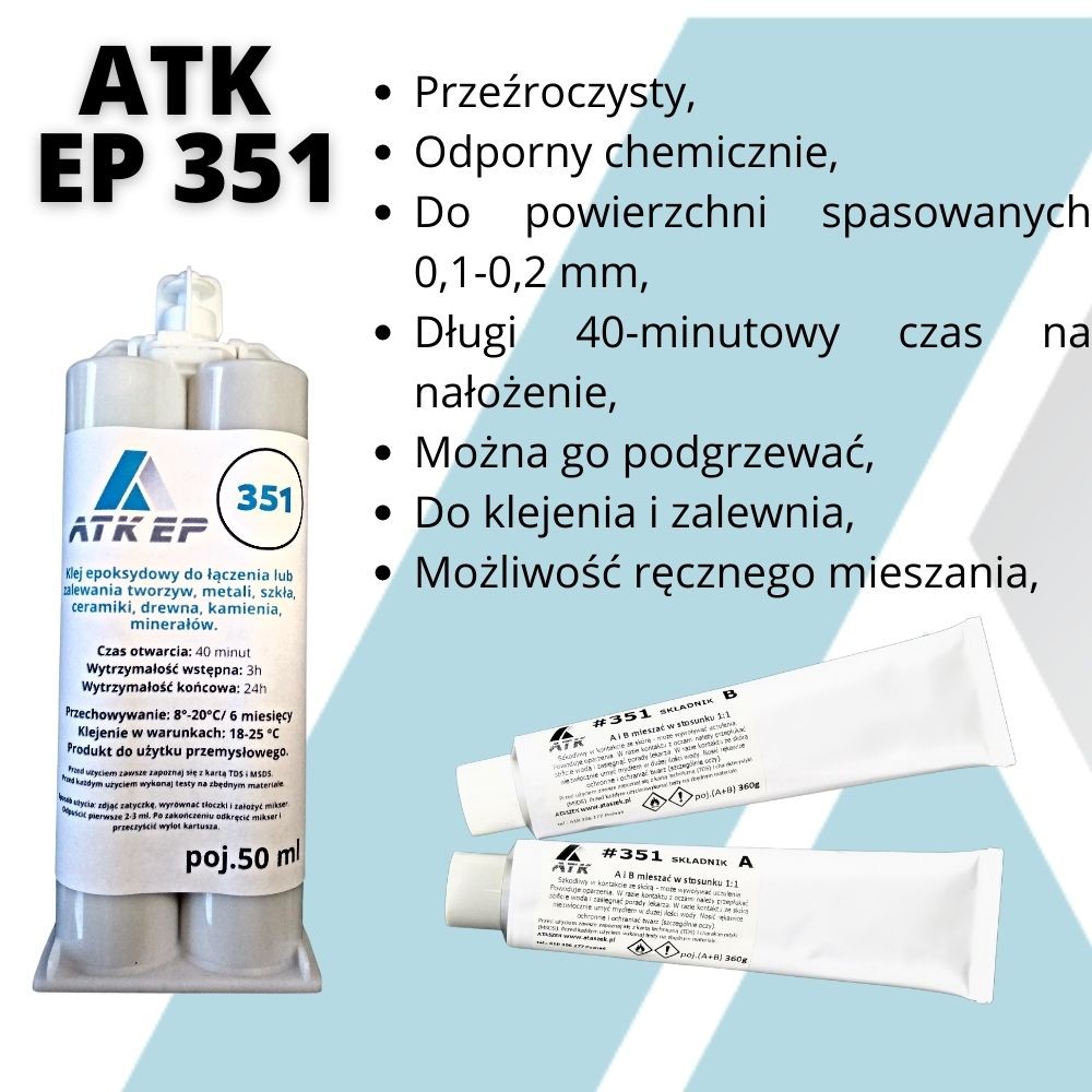 Klej żywiczny dwuskładnikowy ATK EP351 | Ataszek.pl Klej żywiczny dwuskładnikowy ATK EP351 | Ataszek.pl