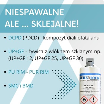 Klej do żywic Acralock SA 1-15