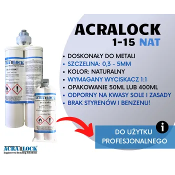 Klej do przyklejania aluminium z plastikiem Acralock 1-15 na Ataszek.pl Klej do przyklejania aluminium z plastikiem Acralock 1-15 na Ataszek.pl