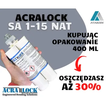 Klej do przyklejania aluminium z plastikiem Acralock 1-15 na Ataszek.pl Klej do przyklejania aluminium z plastikiem Acralock 1-15 na Ataszek.pl