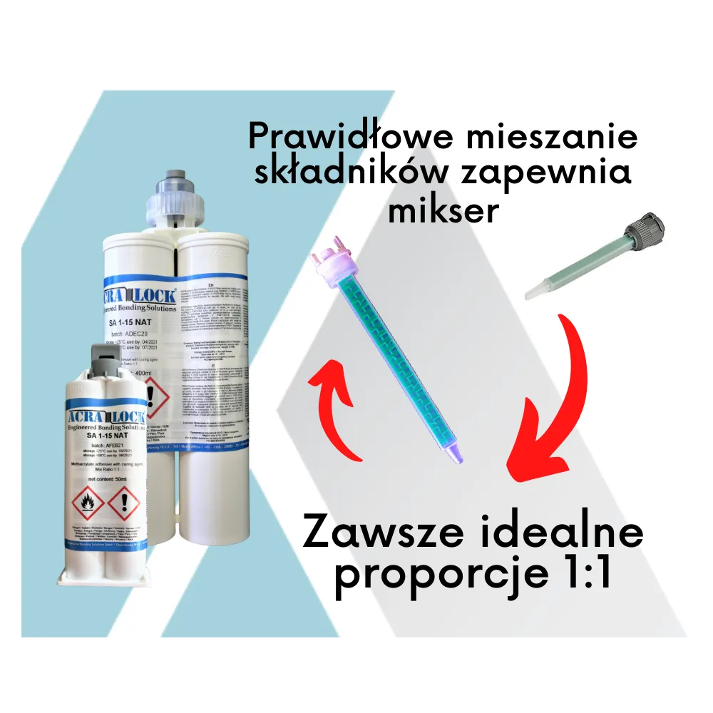 Najmocniejszy klej do spawania plastiku Acralock SA 1-15 | Ataszek.pl