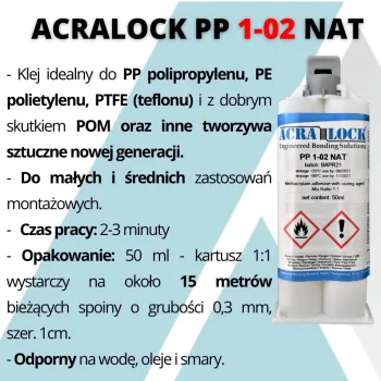 Klej do plastikowych zbiorników - beczek PP 1-02 na Ataszek.pl
