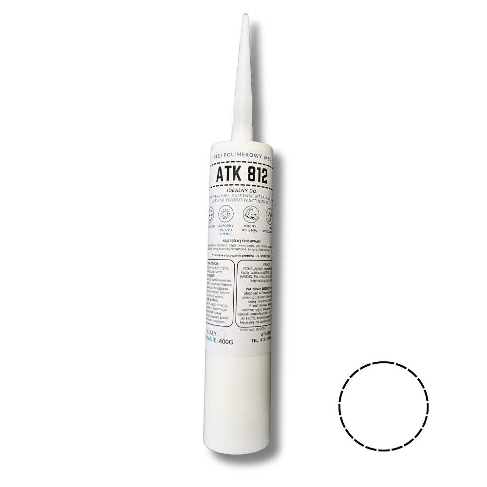 Klej polimerowy ATK 812 biały