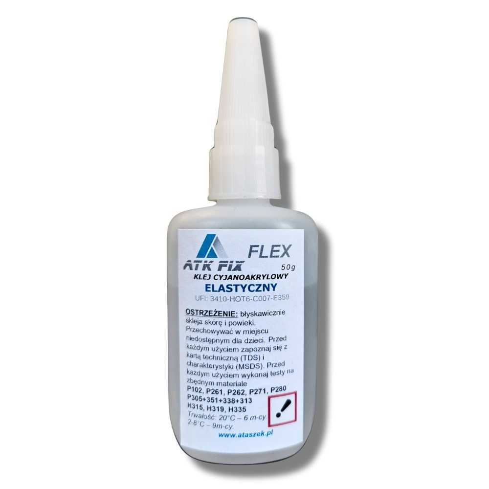 Klej cyjanoakrylowy elastyczny ATK FIX FLEX