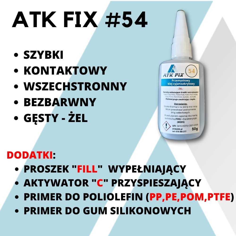 Klej cyjanoakrylowy w żelu ATK FIX 54 | Ataszek.pl Klej cyjanoakrylowy w żelu ATK FIX 54 | Ataszek.pl