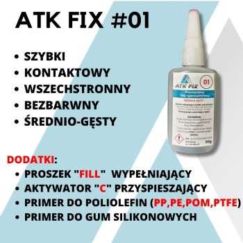 Mocny klej cyjanoakrylowy ATK FIX 01| Ataszek.pl Mocny klej cyjanoakrylowy ATK FIX 01| Ataszek.pl