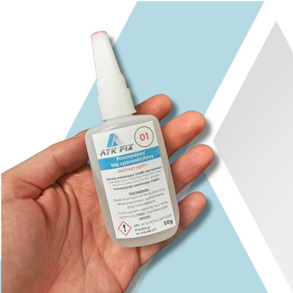 Mocny klej cyjanoakrylowy ATK FIX 01| Ataszek.pl Mocny klej cyjanoakrylowy ATK FIX 01| Ataszek.pl