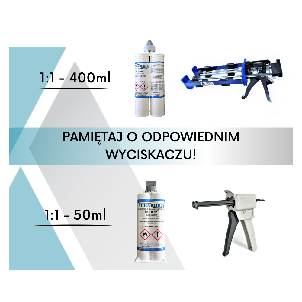 Klej do blachy ocynkowanej Acralock 1-15 NAT | Ataszek.pl