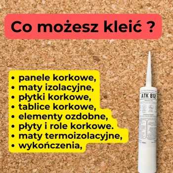 Klej do korka ściennego i listew korkowych ATK 812 | Ataszek.pl Klej do korka ściennego i listew korkowych ATK 812 | Ataszek.pl