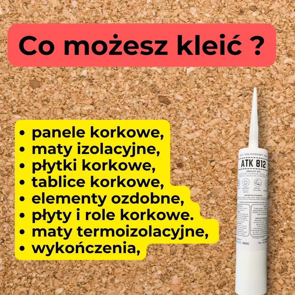 Klej do korka ściennego i listew korkowych ATK 812 | Ataszek.pl Klej do korka ściennego i listew korkowych ATK 812 | Ataszek.pl